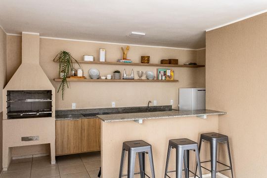 Área comum - Churrasqueira de apartamento à venda com 2 quartos, 43m² em Campo Grande, Rio de Janeiro
