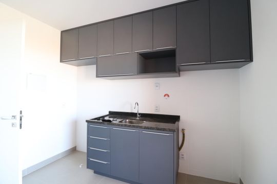 Cozinha de apartamento para alugar com 1 quarto, 44m² em Granja Marileusa, Uberlândia