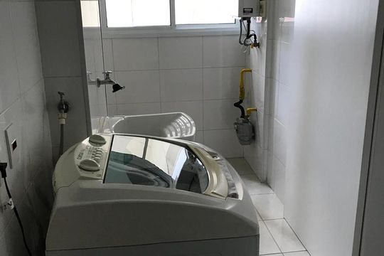 Área de serviço de apartamento à venda com 3 quartos, 123m² em Consolação, São Paulo