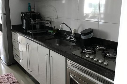 Cozinha de apartamento à venda com 3 quartos, 123m² em Consolação, São Paulo