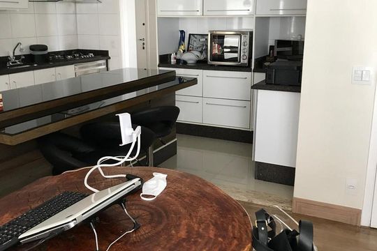 Sala de apartamento à venda com 3 quartos, 123m² em Consolação, São Paulo