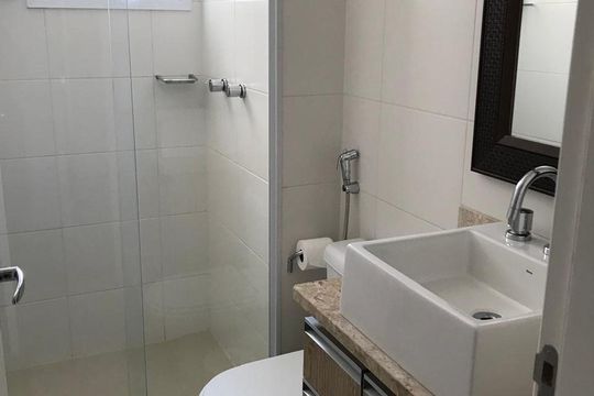 Banheiro de apartamento à venda com 3 quartos, 123m² em Consolação, São Paulo