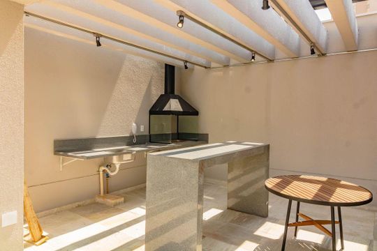 Área comum - Churrasqueira de apartamento para alugar com 1 quarto, 35m² em Vila da Saúde, São Paulo