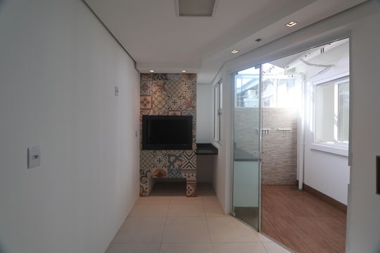 Cozinha de casa de condomínio para alugar com 2 quartos, 89m² em Rio Branco, Canoas