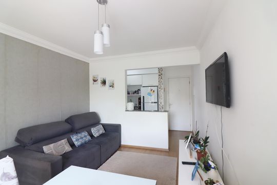 Sala  de apartamento à venda com 2 quartos, 48m² em Demarchi, São Bernardo do Campo