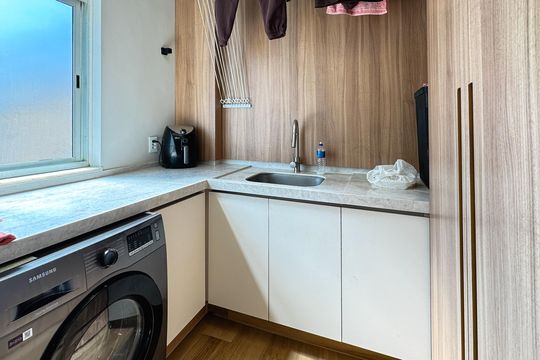 Área de serviço de apartamento à venda com 3 quartos, 110m² em Buritis, Belo Horizonte