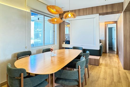 Sala de apartamento à venda com 3 quartos, 110m² em Buritis, Belo Horizonte