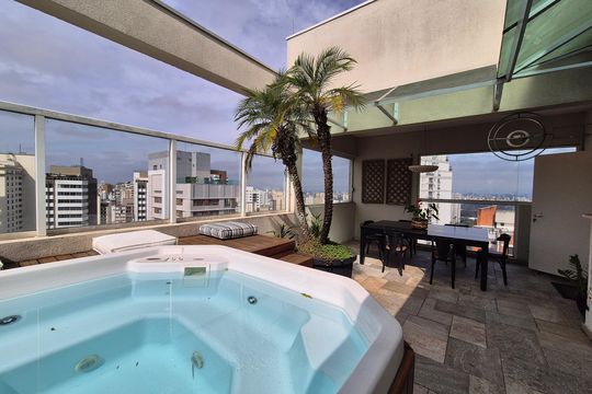 Área externa de apartamento à venda com 4 quartos, 400m² em Paraíso, São Paulo