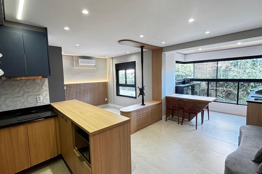 Apartamento para alugar com 1 quarto, 42m² em Jardim, Santo André