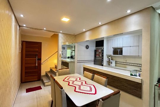 Sala - Sala de Jantar  de apartamento à venda com 3 quartos, 184m² em Parque das Nações, Santo André
