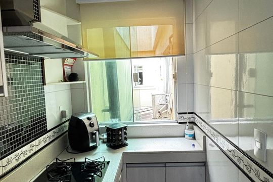 Cozinha de apartamento à venda com 3 quartos, 184m² em Parque das Nações, Santo André