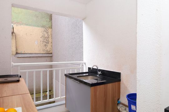 Área de Serviço de apartamento à venda com 2 quartos, 37m² em Cidade Antônio Estêvão de Carvalho, São Paulo