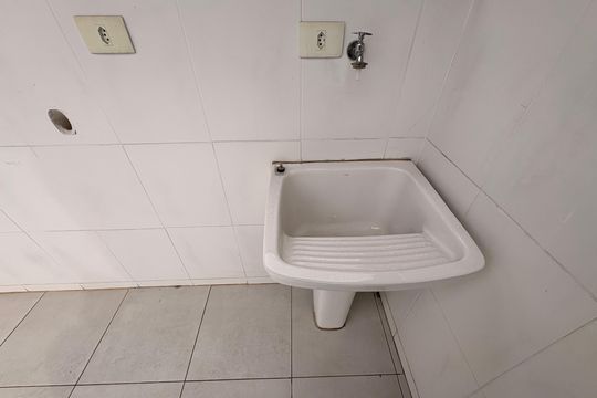 Lavanderia de apartamento à venda com 2 quartos, 94m² em Vila Guiomar, Santo André
