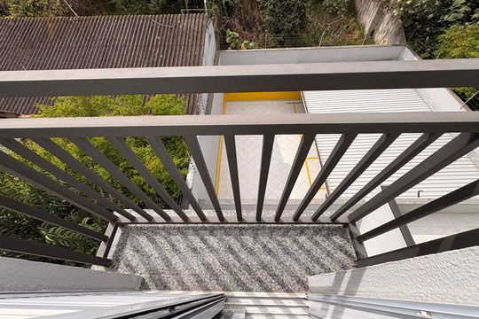 Sacada suite  de apartamento à venda com 2 quartos, 94m² em Vila Guiomar, Santo André
