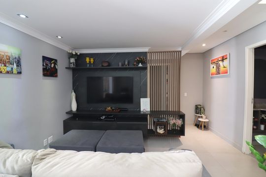 Sala  de apartamento à venda com 3 quartos, 196m² em Baeta Neves, São Bernardo do Campo