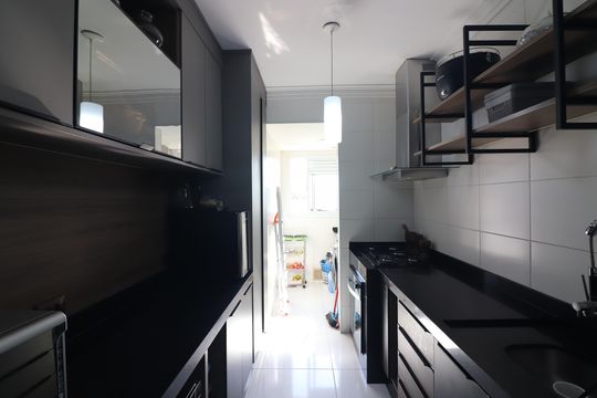 Cozinha  de apartamento à venda com 3 quartos, 196m² em Baeta Neves, São Bernardo do Campo