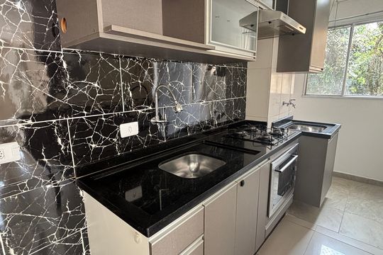 Cozinha - Armários de apartamento para alugar com 2 quartos, 50m² em Jardim Barro Branco, Cotia