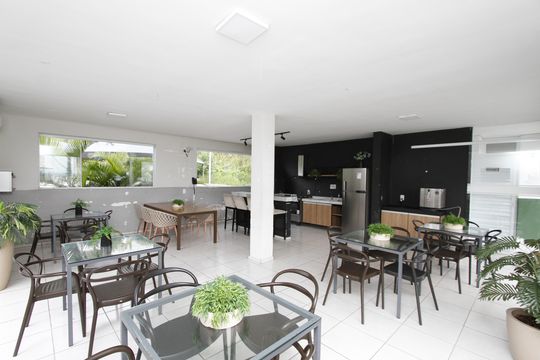 Área comum - Salão de festas de apartamento à venda com 2 quartos, 49m² em Buritis, Belo Horizonte