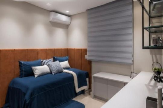 Quarto de apartamento para alugar com 3 quartos, 122m² em Jardim, Santo André