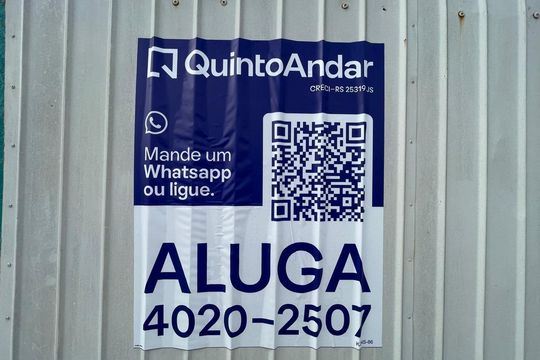 Placa Instalada em 03/08/2026 - Cod.KJNS-86 de casa para alugar com 4 quartos, 30m² em Campina, São Leopoldo