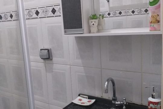 Banheiro de casa para alugar com 2 quartos, 125m² em Alves Dias, São Bernardo do Campo
