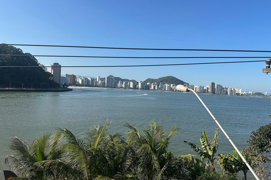 Vista da Varanda de casa para alugar com 3 quartos, 160m² em Parque Prainha, São Vicente