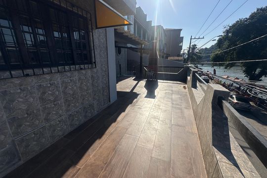 Varanda da Sala de casa para alugar com 3 quartos, 160m² em Parque Prainha, São Vicente