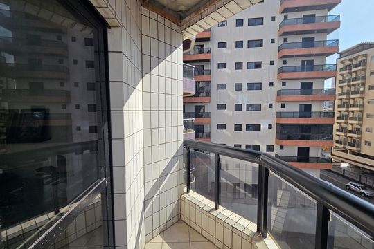 Varanda de apartamento para alugar com 1 quarto, 50m² em Aviação, Praia Grande