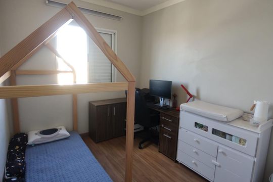 Quarto de apartamento à venda com 2 quartos, 69m² em Retiro, Jundiaí