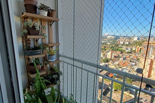 Varanda de apartamento à venda com 2 quartos, 69m² em Retiro, Jundiaí