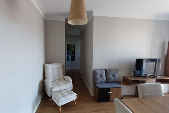 Sala de apartamento à venda com 2 quartos, 69m² em Retiro, Jundiaí