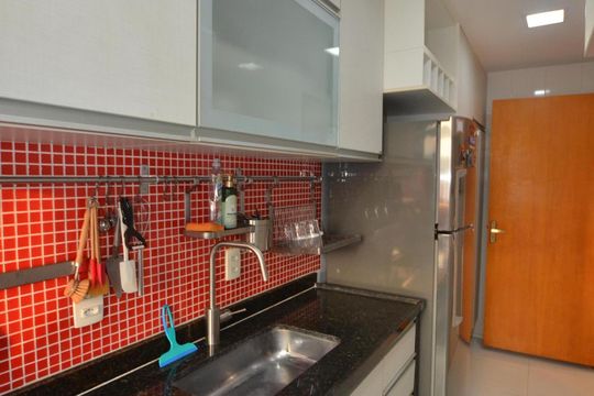 Banheiro SocialCozinha e Área de Serviço de apartamento à venda com 2 quartos, 72m² em Vila Valqueire, Rio de Janeiro