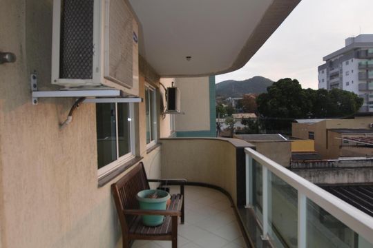 Varanda da Sala de apartamento à venda com 2 quartos, 72m² em Vila Valqueire, Rio de Janeiro