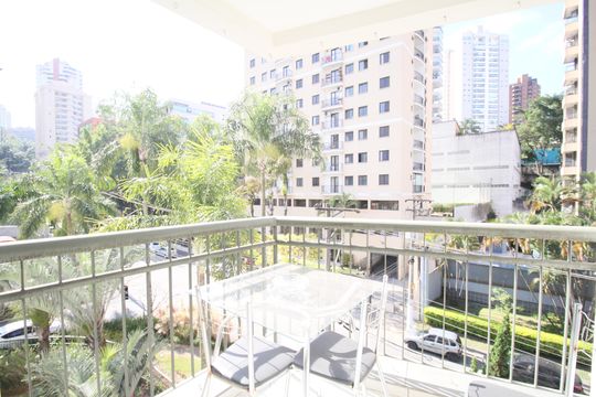 varanda  de kitnet/studio para alugar com 1 quarto, 32m² em Parque Fernanda, São Paulo