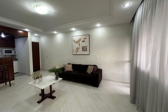 Sala de apartamento para alugar com 1 quarto, 61m² em Alphaville Industrial, Barueri