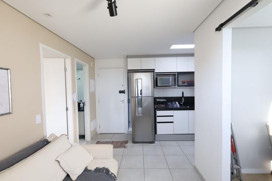 Sala de apartamento para alugar com 1 quarto, 37m² em Jardim Taquaral, São Paulo