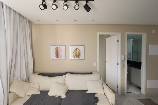 Sala de apartamento para alugar com 1 quarto, 37m² em Jardim Taquaral, São Paulo