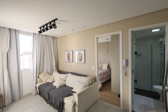 Sala de apartamento para alugar com 1 quarto, 37m² em Jardim Taquaral, São Paulo