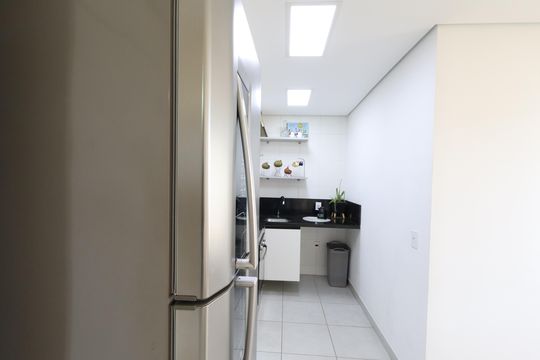 Cozinha e Área de Serviço de apartamento para alugar com 1 quarto, 37m² em Jardim Taquaral, São Paulo