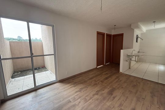 Sala de apartamento para alugar com 2 quartos, 56m² em Granja Viana, Cotia
