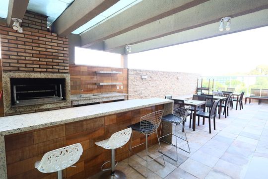 Área comum - Churrasqueira de apartamento para alugar com 2 quartos, 69m² em Vila Osasco, Osasco