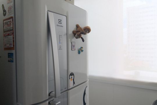 Cozinha e Área de Serviço de apartamento à venda com 3 quartos, 69m² em Jardim Guanabara, Belo Horizonte