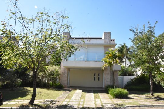 fachada da casa de casa de condomínio à venda com 3 quartos, 269m² em Cidade Santos Dumont, Jundiaí