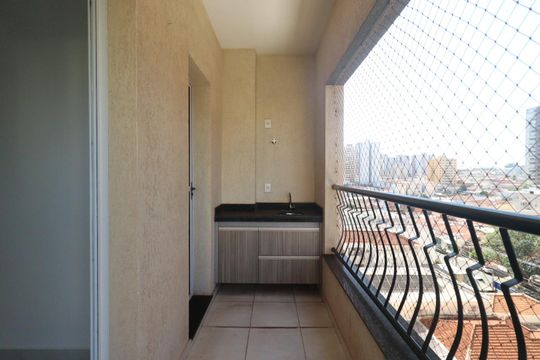 Sacada  de apartamento para alugar com 1 quarto, 45m² em Jardim Paulista, Ribeirão Preto