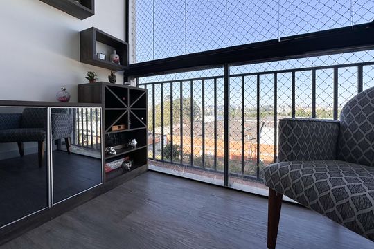 Sacada de apartamento à venda com 3 quartos, 72m² em Centro, São Bernardo do Campo