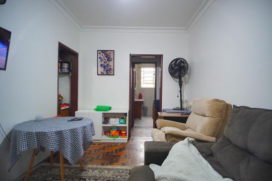 Sala de apartamento à venda com 1 quarto, 39m² em Floresta, Porto Alegre