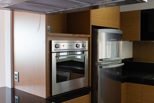 Cozinha de apartamento para alugar com 3 quartos, 119m² em Brooklin, São Paulo