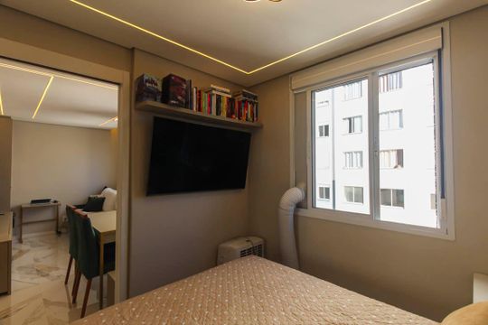 Quarto de apartamento à venda com 1 quarto, 34m² em Parque da Vila Prudente, São Paulo