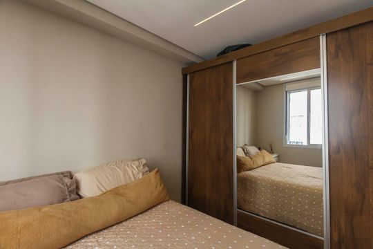 Quarto de apartamento à venda com 1 quarto, 34m² em Parque da Vila Prudente, São Paulo