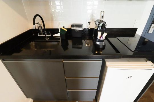 Cozinha de apartamento à venda com 1 quarto, 33m² em Santana, São Paulo